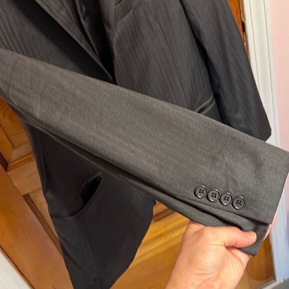 Brooks Brothers 1818 Regent Dark Grey Wool Two Button Suit Jacket 42 - Picture 4 of 9